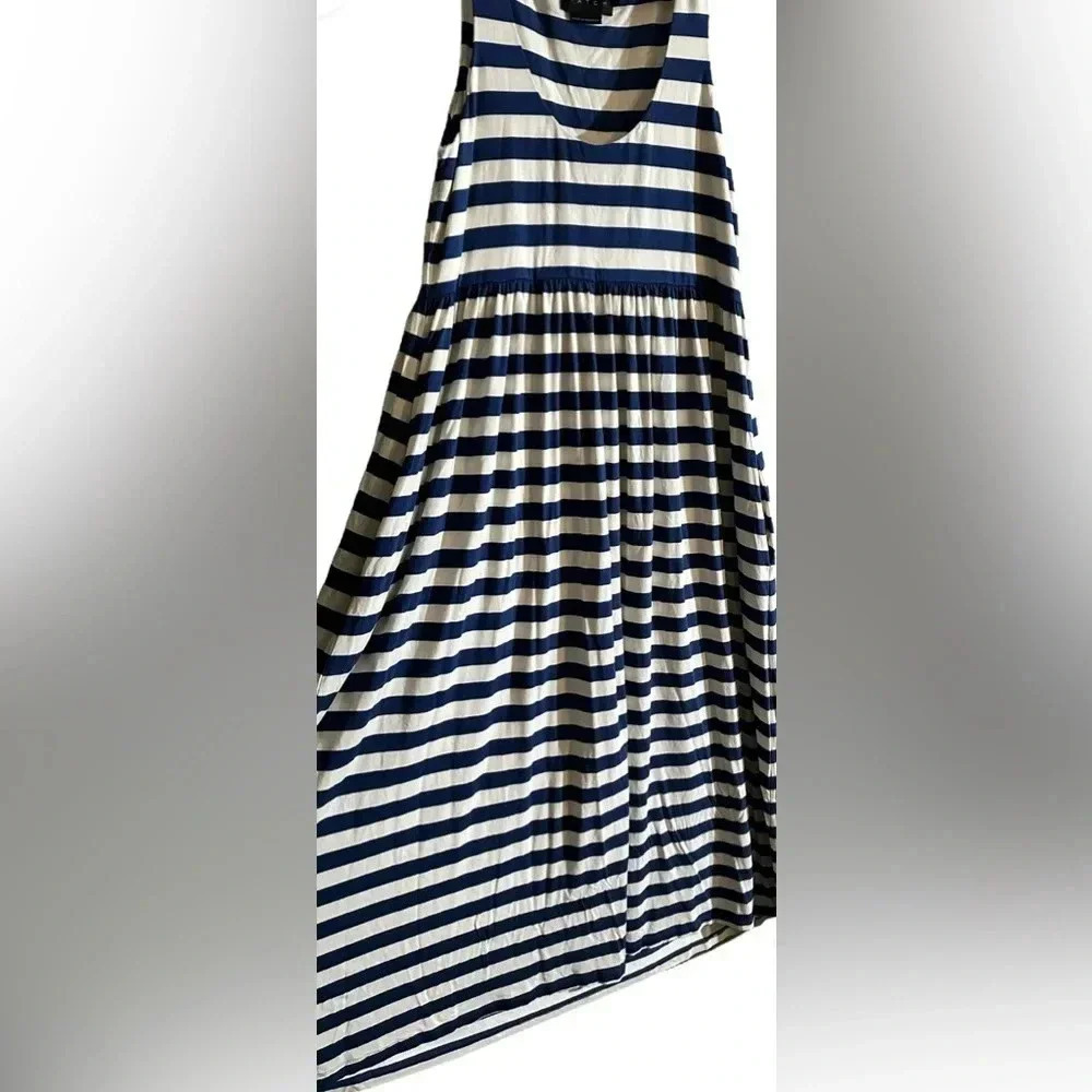HATCH Sleeveless Dress SIZE 1 Preowned Beautiful Dress Excellent Shape Striped - Picture 5 of 6